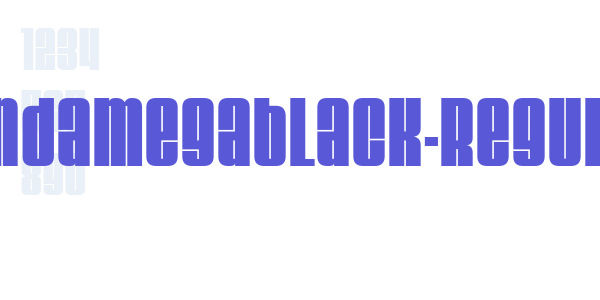 VelvendaMegablack-Regular font free