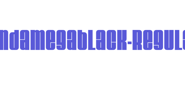 VelvendaMegablack-Regular Font Download