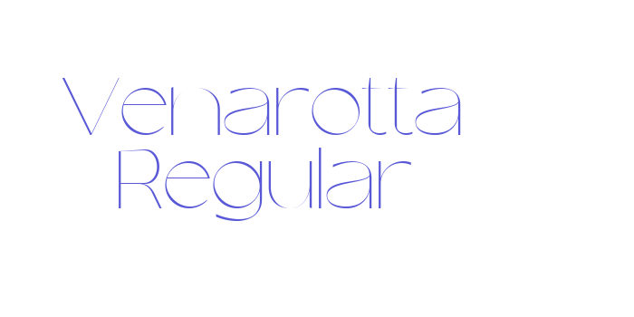 Venarotta Regular Font Download