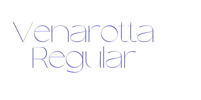 Venarotta Regular Font