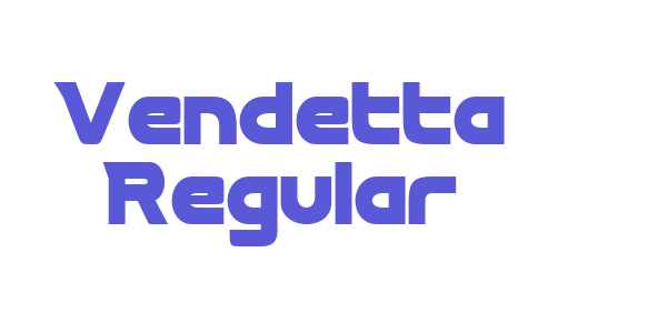 Vendetta Regular font free