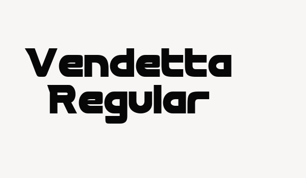 Vendetta Regular Font