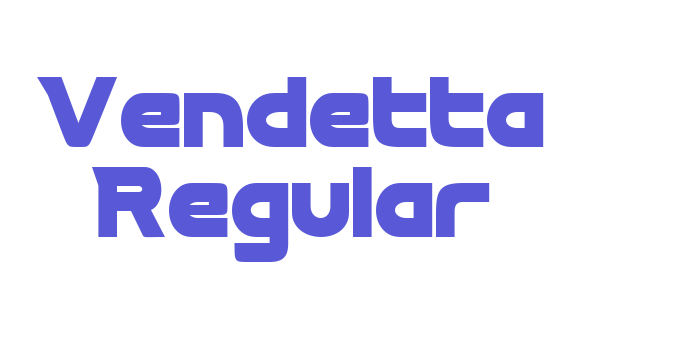 Vendetta Regular Font