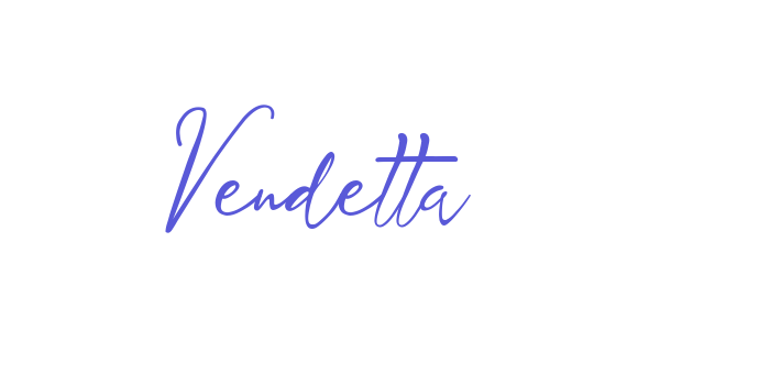 Vendetta Font