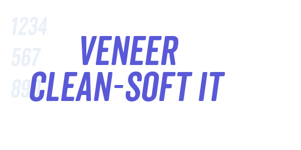 Veneer Clean-Soft It font free