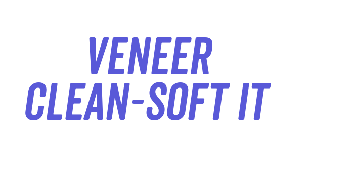 Veneer Clean-Soft It Font