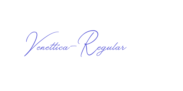 Venettica-Regular Font