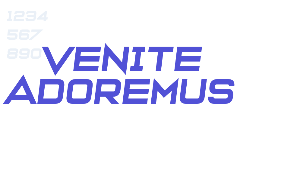 Venite Adoremus-font-download