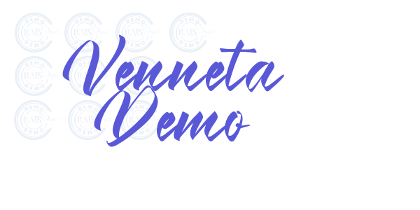 Venneta Demo font free