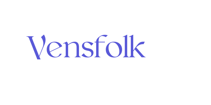 Vensfolk Font