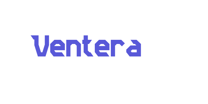 Ventera Font Download