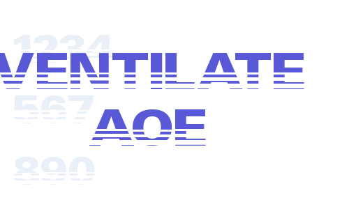 Ventilate AOE Font Download