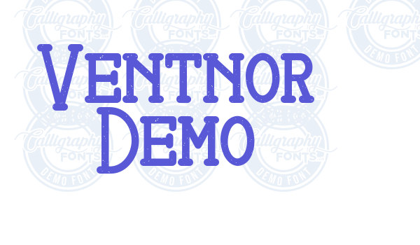 Ventnor Demo Font