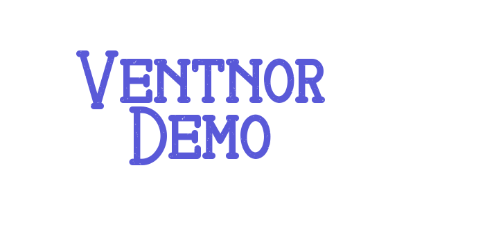 Ventnor Demo Font Download