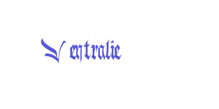 Ventralie Font