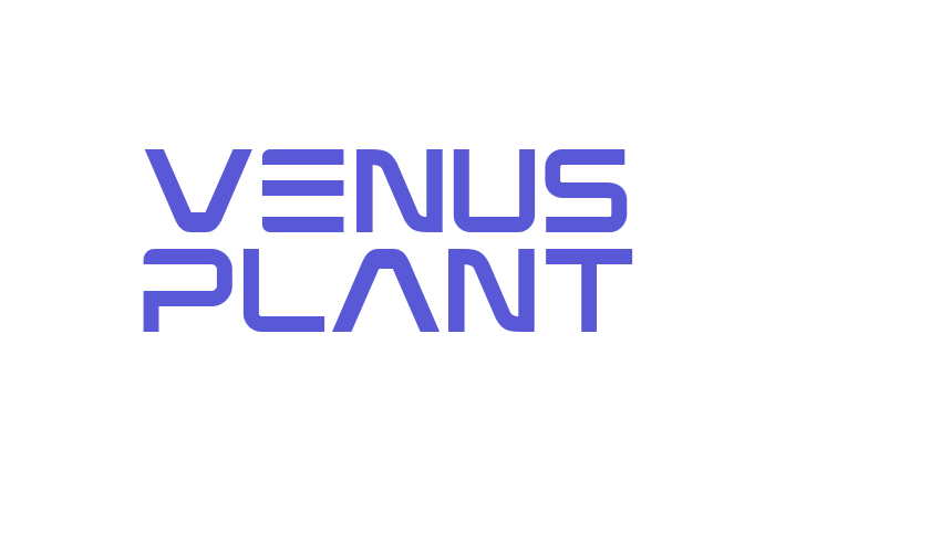 Venus Plant Font