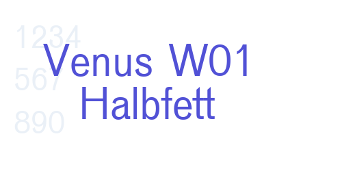 Venus W01 Halbfett-font-download