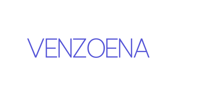 Venzoena Font Download