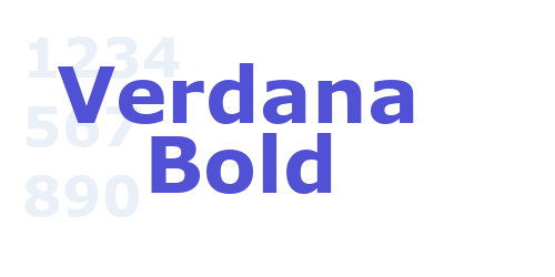 Verdana Bold-font-download