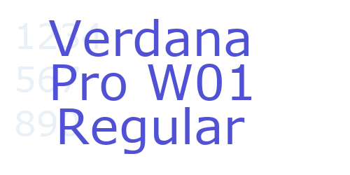 Verdana Pro W01 Regular-font-download