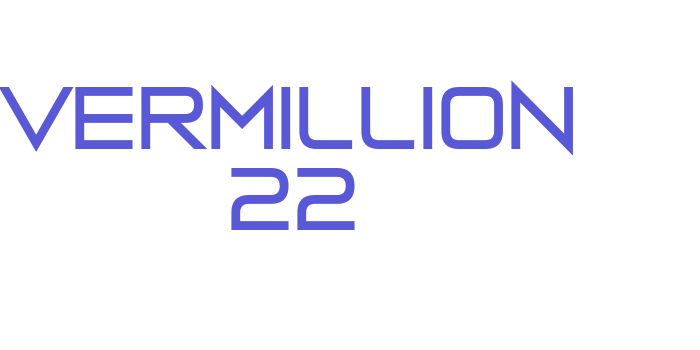 Vermillion 22 Font Download