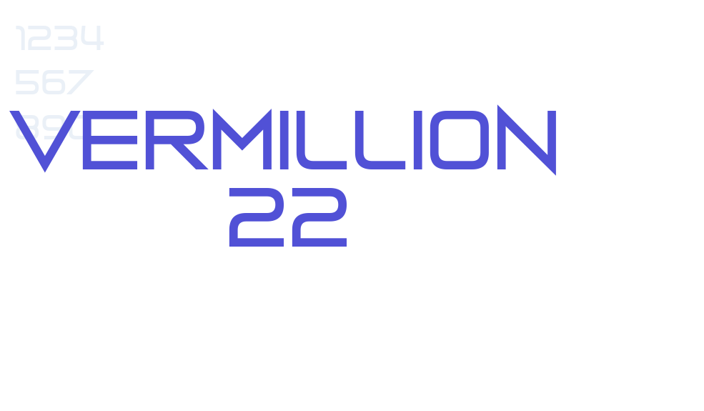 Vermillion 22-font-download