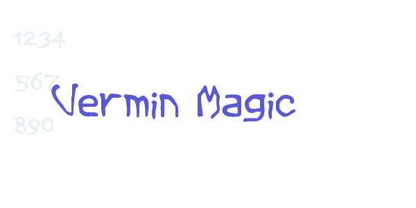 Vermin Magic font