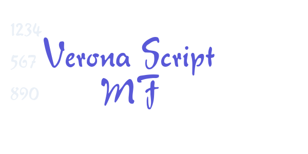 Verona Script MF font free