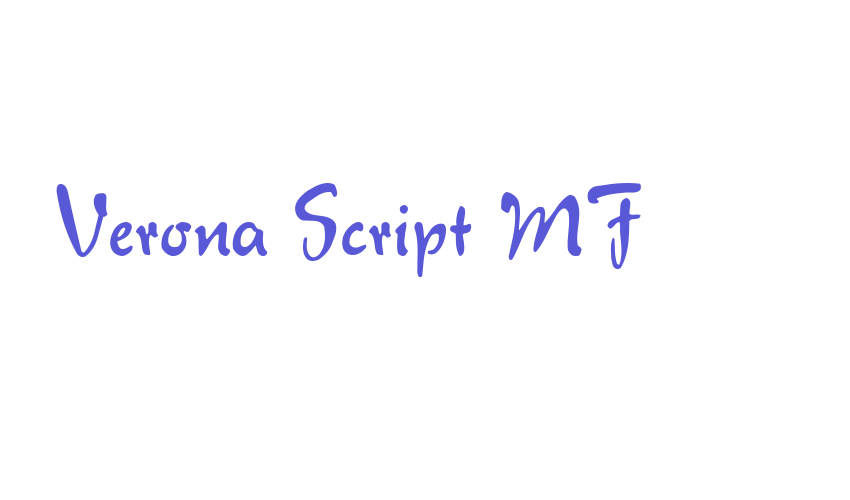 Verona Script MF Font