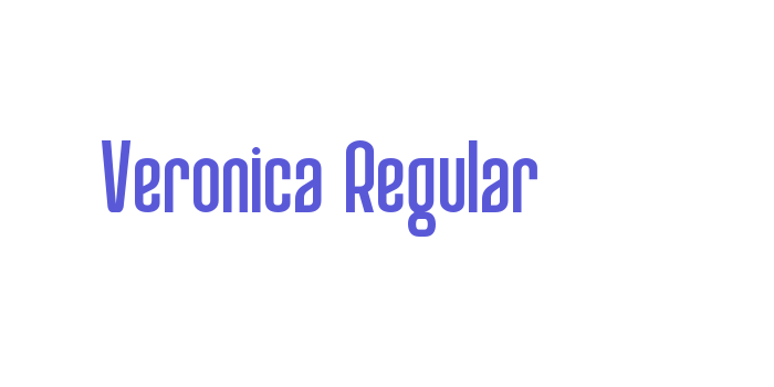 Veronica Regular Font