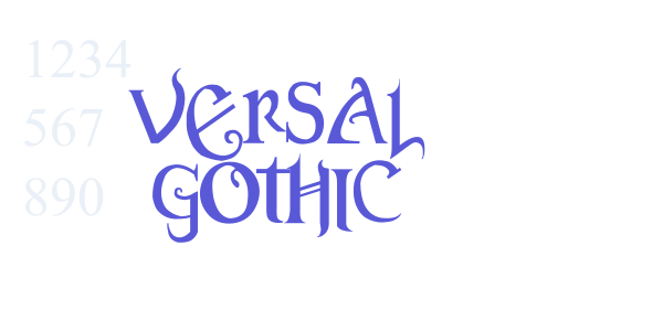 Versal Gothic font free