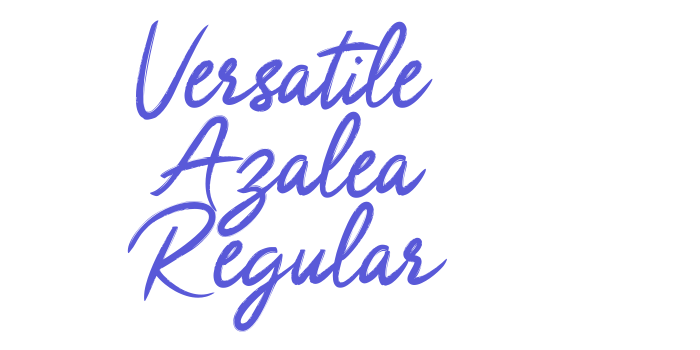 Versatile Azalea Regular Font