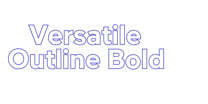 Versatile Outline Bold Font Download