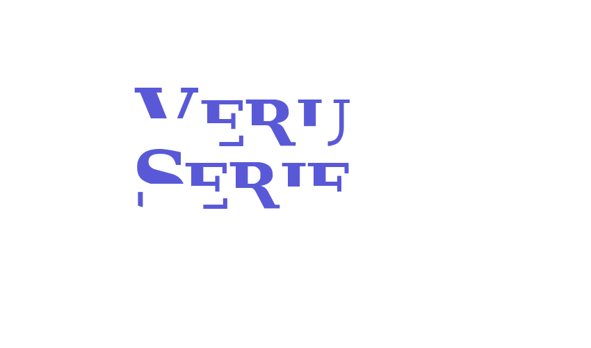 Veru Serif Font Download