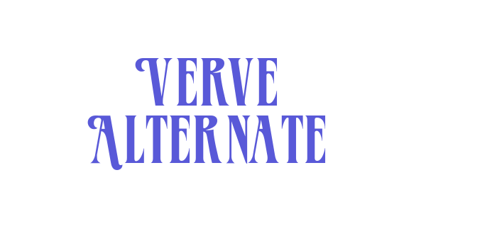 Verve Alternate Font Download