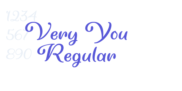 Very You Regular font