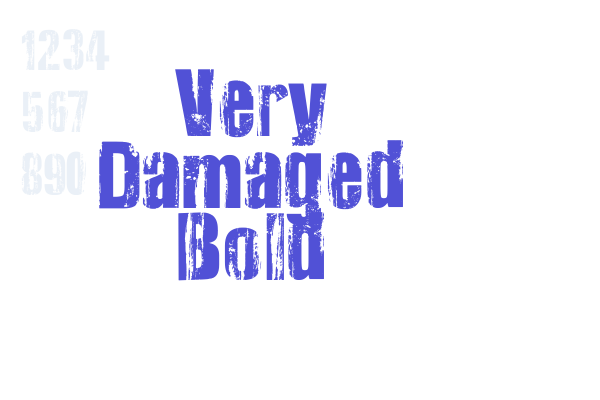 Very Damaged Bold