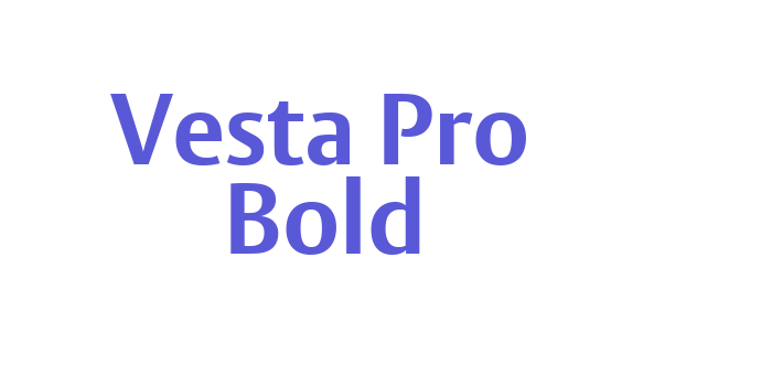 Vesta Pro Bold Font Download