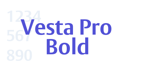 Vesta Pro Bold-font-download