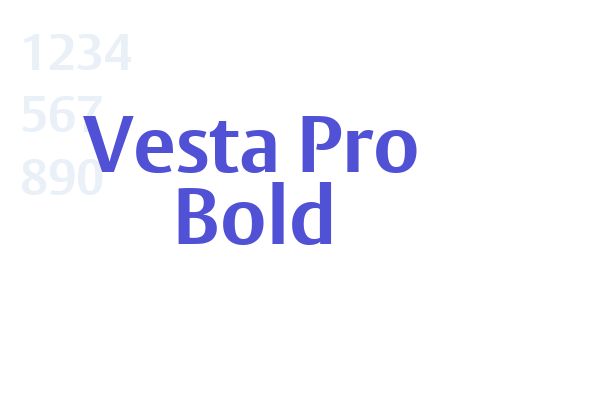 Vesta Pro Bold