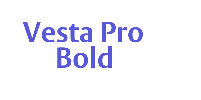 Vesta Pro Bold Font