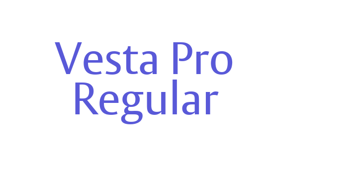 Vesta Pro Regular Font Download