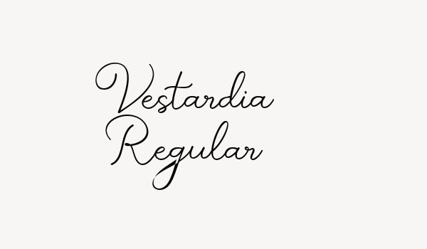 Vestardia Regular Font