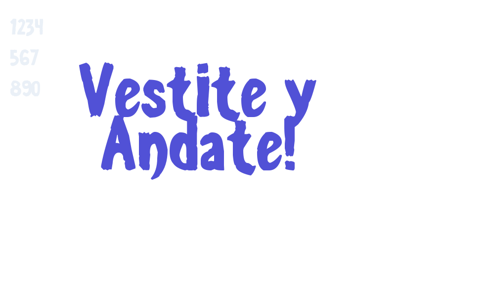 Vestite y Andate!-font-download