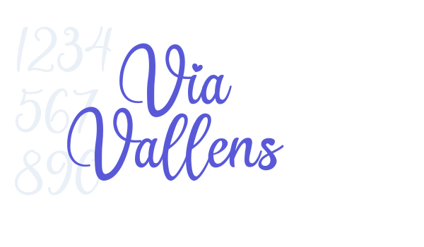 Via Vallens Font