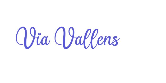 Via Vallens Font Download