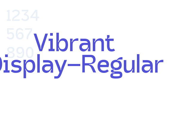 Vibrant Display-Regular