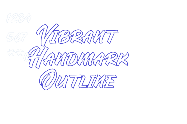 Vibrant Handmark Outline