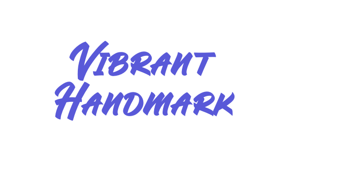 Vibrant Handmark Font Download