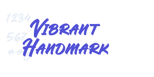 Vibrant Handmark-font-download
